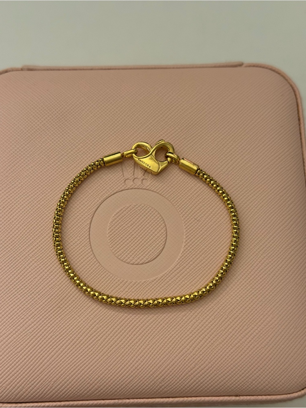 Gold PANDORA Women’s Chain Bracelet - Classic Rope Design
